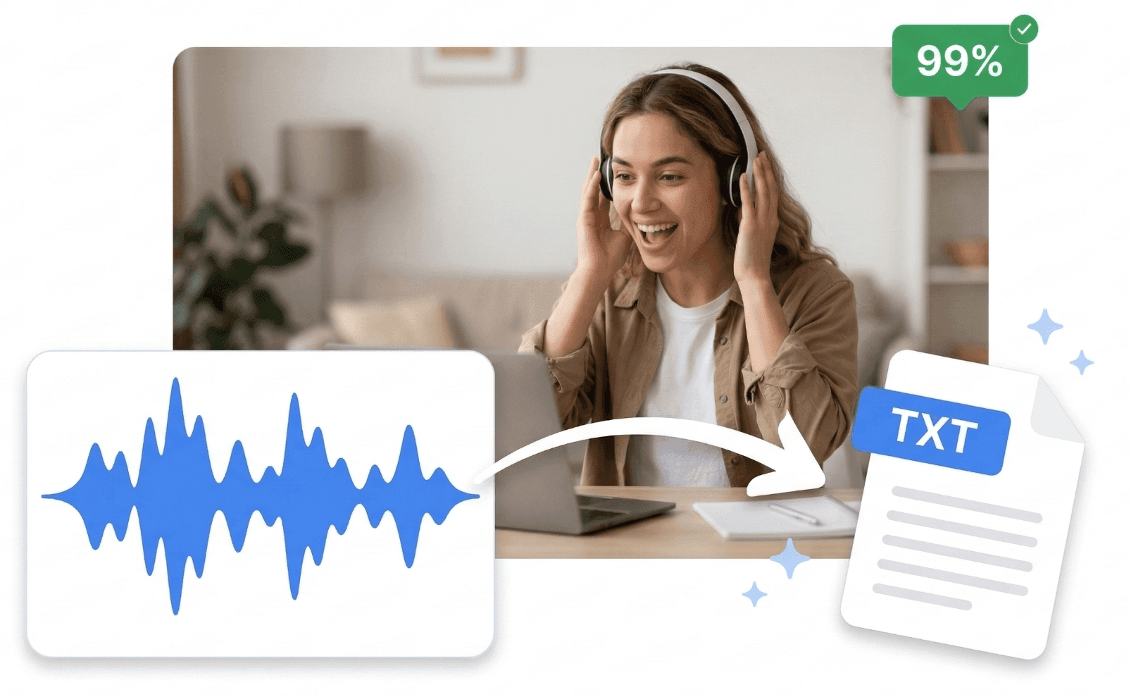 convert AAC to text